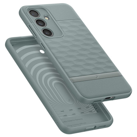 Husa pentru Samsung Galaxy S24, Spigen Caseology Parallax, Sage Green