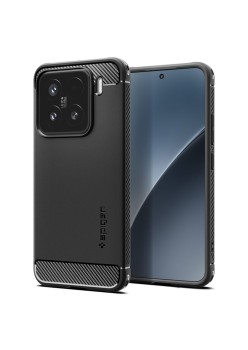 Husa pentru Xiaomi 15 - Spigen Rugged Armor - Black