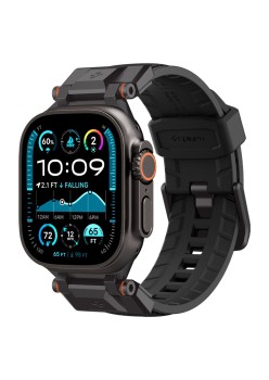 Curea pentru Apple Watch 1/2/3/4/5/6/7/8/9/10/SE/SE 2/Ultra/Ultra 2 (42/44/45/46/49mm) - Spigen DuraPro Armor - Black
