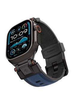 Curea pentru Apple Watch 1/2/3/4/5/6/7/8/9/10/SE/SE 2/Ultra/Ultra 2 (42/44/45/46/49mm) - Spigen DuraPro Armor - Navy Blue