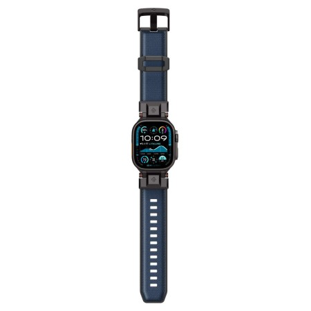 Curea pentru Apple Watch 1/2/3/4/5/6/7/8/9/10/SE/SE 2/Ultra/Ultra 2 (42/44/45/46/49mm) - Spigen DuraPro Armor - Navy Blue