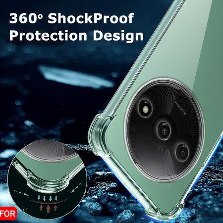 Husa Antisoc compatibila Xiaomi Redmi A3, AirBag PRO, Clear