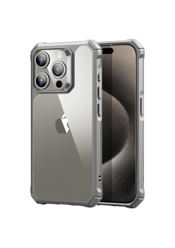 Husa pentru iPhone 15 Pro, ESR Air Armor, Clear Grey