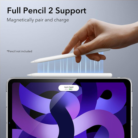 Husa pentru iPad Air 4 (2020) / Air 5 (2022) / Air 6 (2024), ESR Project Zero, Frosted Black