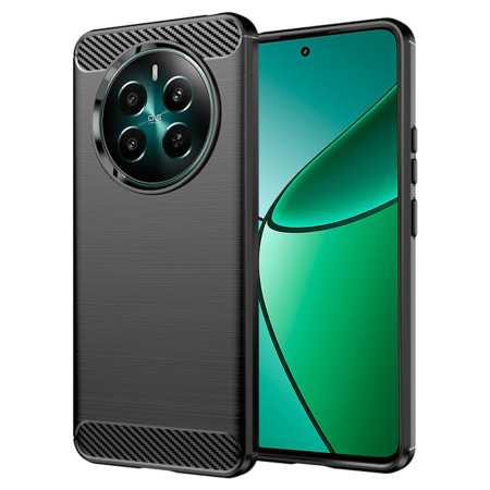 Husa Carbon pentru Realme 12 Plus, Tech Protects, Negru