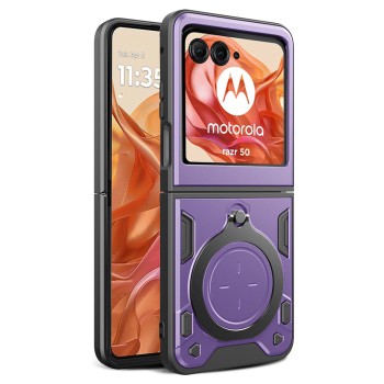 Husa pentru Motorola Razr 50 - Guard Pro, PRO Spy, Purple