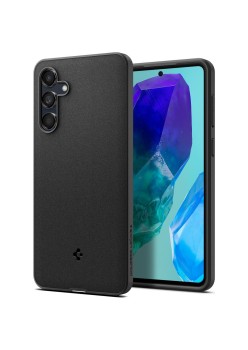 Husa pentru Samsung Galaxy M55 - Spigen Essential Sand Blast - Matte Black