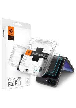 Folie pentru Samsung Galaxy Z Flip6 (set 2) - Spigen Glas.tR EZ FIT - Clear