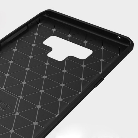 Husa Carbon compatibila Samsung Galaxy Note 9 Protect Anti-Soc, Negru
