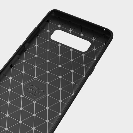 Husa Carbon compatibila Samsung Galaxy Note 8, Protect Anti-Soc, Negru