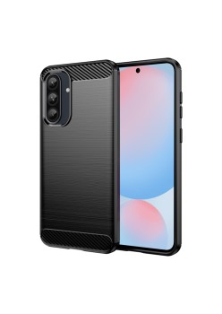 Husa Carbon pentru Samsung Galaxy A56, Tech Protects, Negru