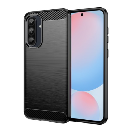 Husa Carbon pentru Samsung Galaxy A56, Tech Protects, Negru
