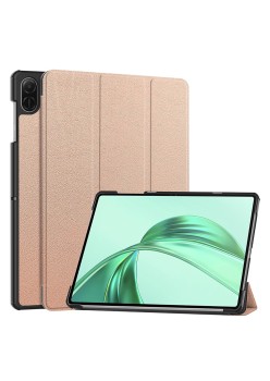 Husa Tableta pentru Honor Pad X8a - Microfibra, Auto Sleep/Wake, Protectie Antisoc, Rose Gold