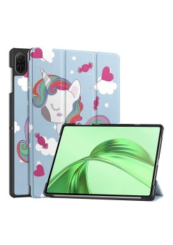 Husa Tableta pentru Honor Pad X8a - Microfibra, Auto Sleep/Wake, Protectie Antisoc, Unicorn
