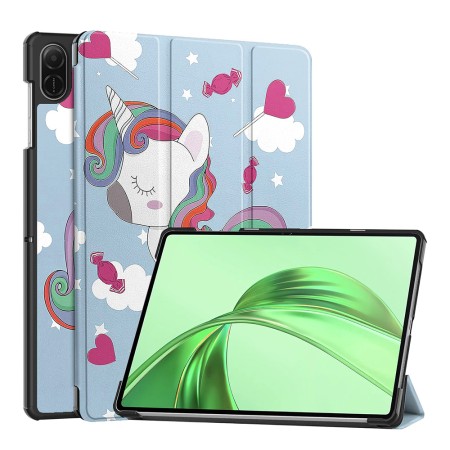 Husa Tableta pentru Honor Pad X8a - Microfibra, Auto Sleep/Wake, Protectie Antisoc, Unicorn
