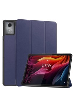 Husa Tableta pentru Lenovo Tab K11 Plus - Microfibra, Auto Sleep/Wake, Protectie Antisoc, Blue