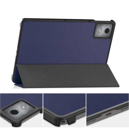 Husa Tableta pentru Lenovo Tab K11 Plus - Microfibra, Auto Sleep/Wake, Protectie Antisoc, Blue