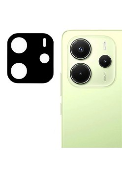 Folie Camera pentru Xiaomi Redmi Note 14 4G - 9H Sticla Securizata, Anti Explozie, Negru