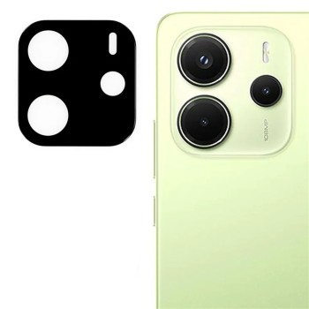Folie Camera pentru Xiaomi Redmi Note 14 4G - 9H Sticla Securizata, Anti Explozie, Negru