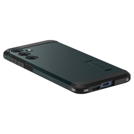 Husa pentru Samsung Galaxy A55 5G, Spigen Tough Armor, Abyss Green