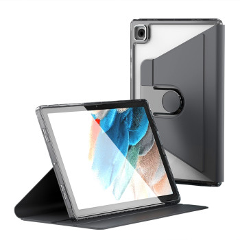 Husa tableta pentru Samsung Galaxy Tab A8 10.5 (2021), Crystal Book, Bumper rigid, Black