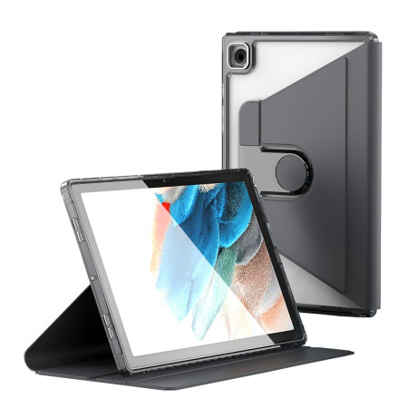 Husa tableta pentru Samsung Galaxy Tab A8 10.5 (2021), Crystal Book, Bumper rigid, Black