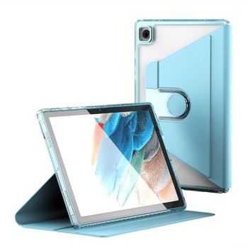 Husa tableta pentru Samsung Galaxy Tab A8 10.5 (2021), Crystal Book, Bumper rigid, Bleu