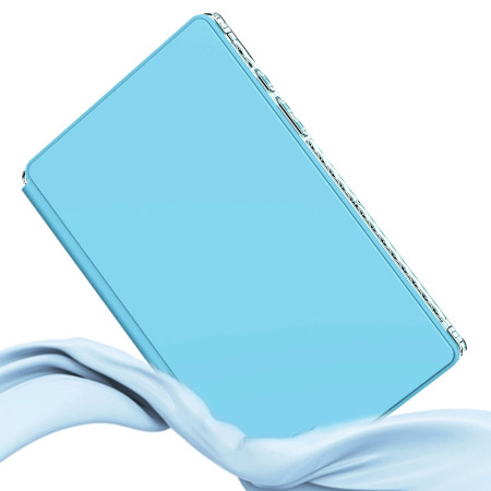 Husa tableta pentru Samsung Galaxy Tab A8 10.5 (2021), Crystal Book, Bumper rigid, Bleu