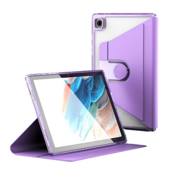 Husa tableta pentru Samsung Galaxy Tab A8 10.5 (2021), Crystal Book, Bumper rigid, Purple