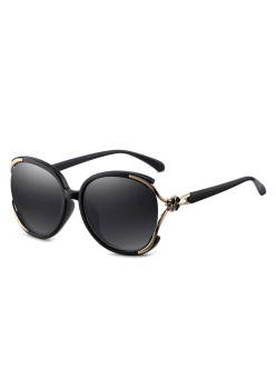 Ochelari de Soare pentru Femei cu Protectie UV, 1384, Black / Gray