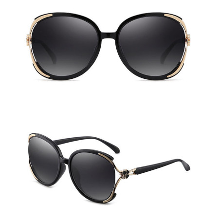 Ochelari de Soare pentru Femei cu Protectie UV, 1384, Black / Gray