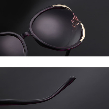 Ochelari de Soare pentru Femei cu Protectie UV, 1384, Black / Gray