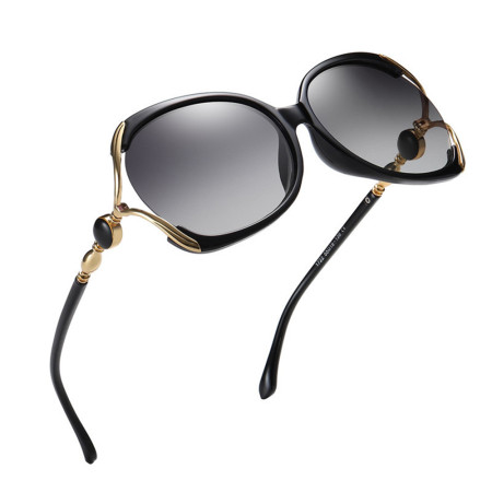 Ochelari de Soare pentru Femei cu Protectie UV, Black / Gray