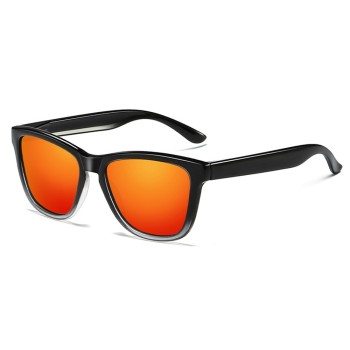 Ochelari de Soare pentru Barbati, 0717, Gradient Black / Red