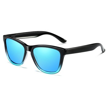 Ochelari de Soare pentru Barbati, 0717, Gradient Black / Blue
