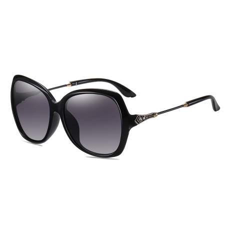 Ochelari de Soare pentru Femei, 8881, Black / Gray
