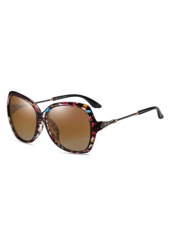 Ochelari de Soare pentru Femei, 8881, Brown Tortoise / Brown
