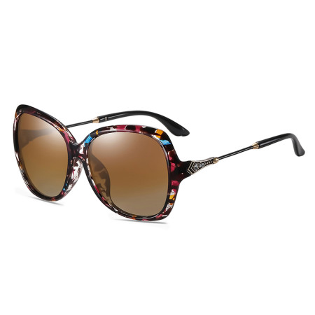 Ochelari de Soare pentru Femei, 8881, Brown Tortoise / Brown