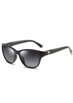 Ochelari de Soare pentru Femei, A572, Black / Gradient Gray