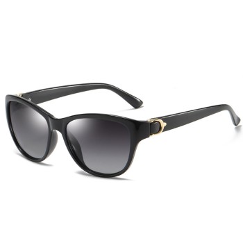 Ochelari de Soare pentru Femei, A572, Black / Gradient Gray