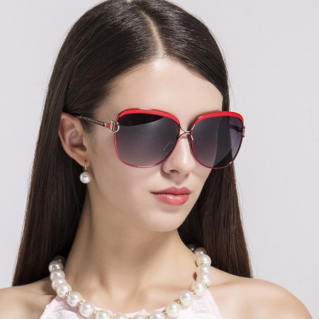 Ochelari de Soare Rotunzi, 8702, Red