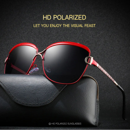 Ochelari de Soare Rotunzi, 8702, Red