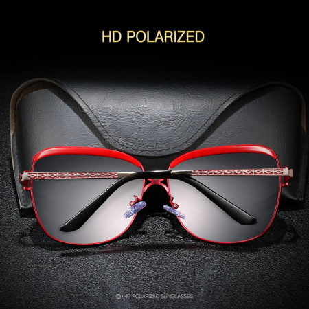 Ochelari de Soare Rotunzi, 8702, Red