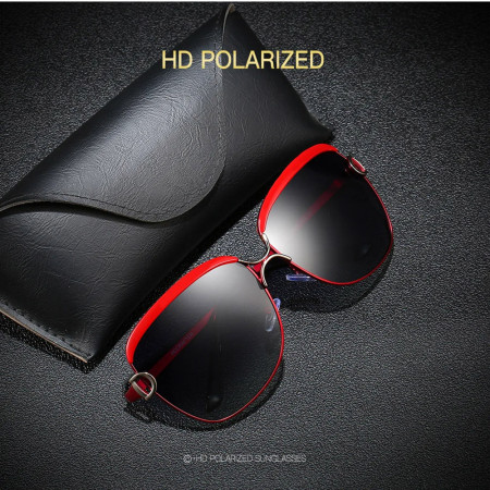 Ochelari de Soare Rotunzi, 8702, Red