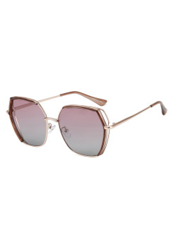 Ochelari de Soare Polarizati, 9768, Brown / Gold / Pink
