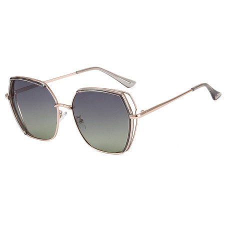 Ochelari de Soare Polarizati, 9768, Gray / Gold / Green