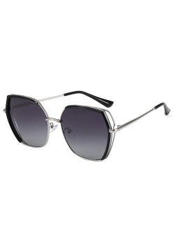 Ochelari de Soare Polarizati, 9768, Black / Silver / Gray