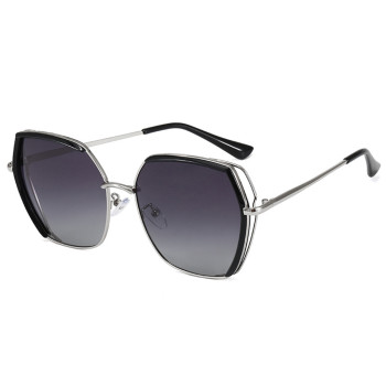 Ochelari de Soare Polarizati, 9768, Black / Silver / Gray