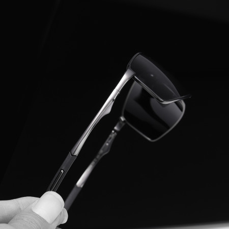 Ochelari de Soare pentru Barbati, 559, Black / Silver