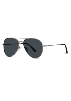 Ochelari de Soare Unisex, 3025, Gun Black / Gray